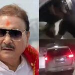 watch-tmc-leader-madan-mitra-faces-egg-attack-during-protest-in-kamarhati
